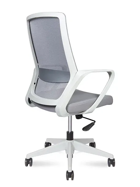 Кресло офисное / Pino grey LB / серый пластик / серая ткань / серая ткань - Вид 4