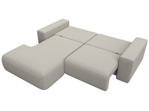 Диван угловой Лига-036 НПБ Классик левый угол Рогожка бежевый - Вид 9