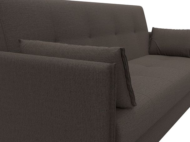 Диван-книжка Лига-018 Рогожка коричневый - Вид 4