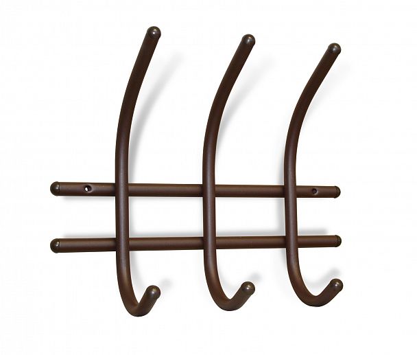 Вешалка Sheffilton SHT-WH8 настенная коричневый муар/черный - Вид 1