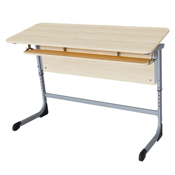 Парта Smart на плоскоовале 2М с РН (столеш. ЛДСП ЗУ, экран ЛДСП, полка), гр.4-6 - Вид 6