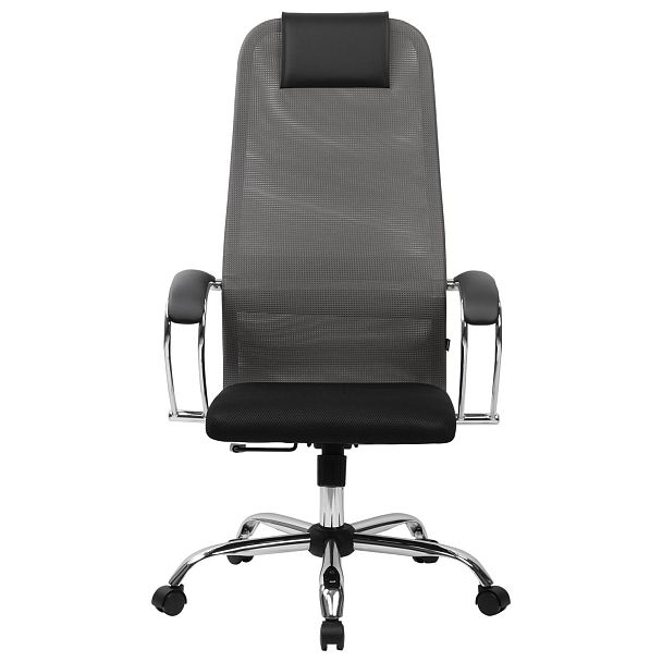 Кресло офисное BRABIX PREMIUM "Ultimate EX-800" хром, плотная двойная сетка Х2, черное/серое, 532912 - Вид 5