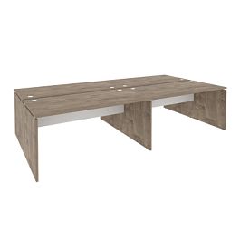 Onix Рабочая станция O.D.RS-4.4.8 Тиквуд темный/Белый бриллиант 3160*1635*750 - Фото предпросмотра