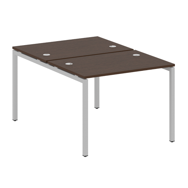 Metal System Quattro Р. ст. на П-образном м/к 40БП.РАС-СП-2.1 Венге/Серый металл 1000*1475*750 - Вид 1