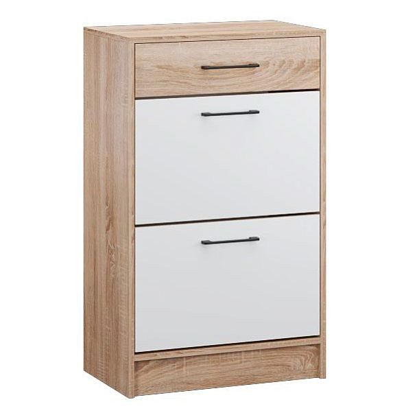 Прихожая Денвер обувница дуб сонома/белый - Вид 1