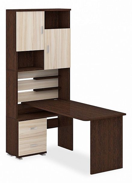 Стол компьютерный Домино СР-720/160 Венге/Карамель левый - Вид 1