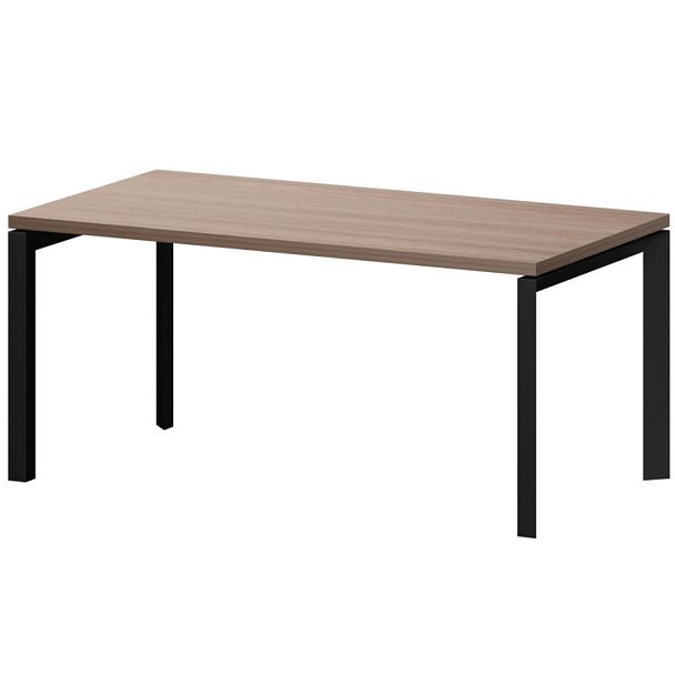 Стол руководителя на металлокаркасе КТМ-17.38 Темный шимо 1712x900x750 Акцент - Вид 1