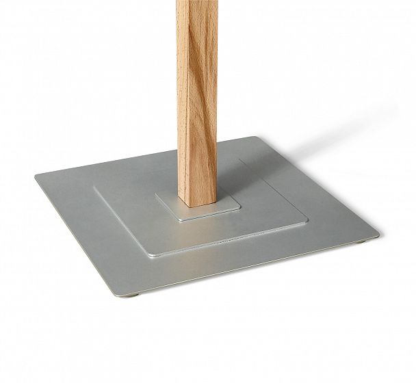 Вешалка Sheffilton Альберо SHT-CR11 напольная прозрачный лак/алюм.мет - Вид 4