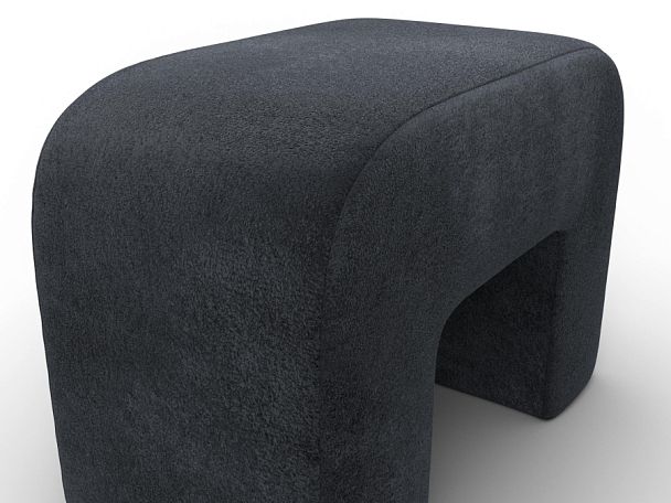 Пуф 008 Велюр серый - Вид 4