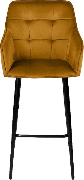 Барное поворотное кресло Мони К, Confetti chai tea/черный - Вид 3