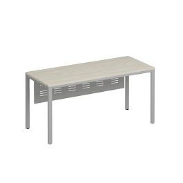 Стол письменный на металлокаркасе МП2 с металлическим экраном Комфорт МП2 К.С2 173 ДШ дуб шамони / серый - Фото предпросмотра
