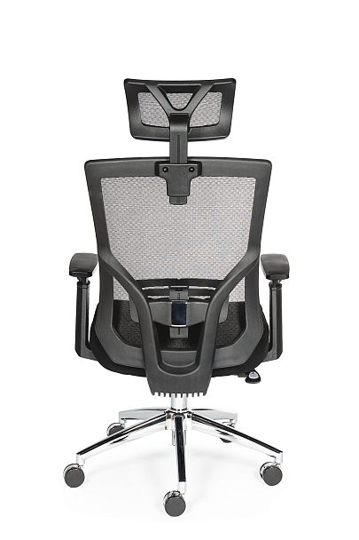 Кресло Гарда SL / черный пластик / черная сетка / черная сидушка - Вид 7