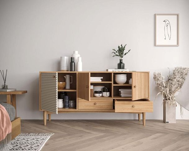 Комод Bubble Solid с тремя дверками и двумя ящиками арт BBL03S - Вид 3