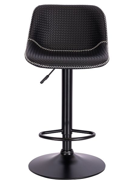 Барный стул Everprof Smile (Смайл) Black Экокожа Черный - Вид 3