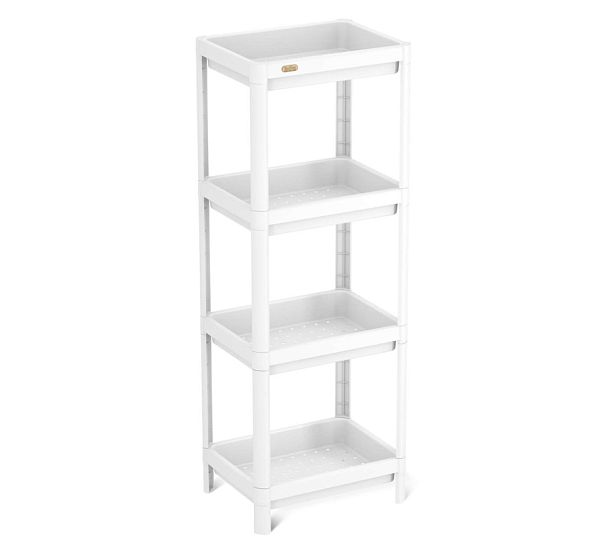 Стеллаж Sheffilton SHT-SS25-4 белый - Вид 1