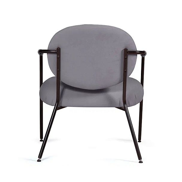 Лаунж кресло EGO, велюр серый - Вид 7