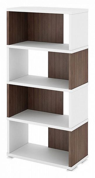 Стеллаж СБ-10/4 Белый/Шамони - Вид 1