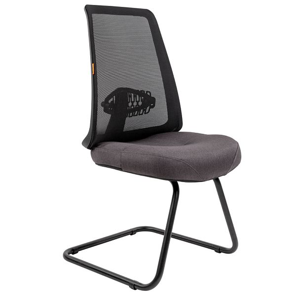 Офисное кресло CHAIRMAN 535V, ткань/сетка, черный/серый - Вид 1