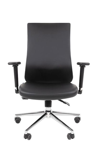Офисное кресло Chairman 500LUX Россия экокожа черный БП - Вид 2