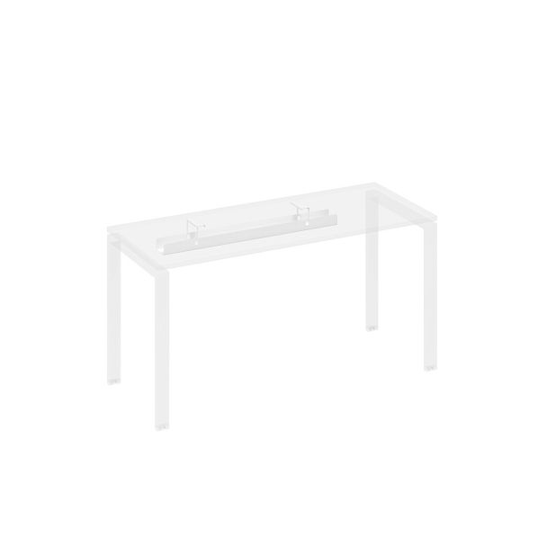 Кабель-канал горизонтальный A4 А4.724 белый - Вид 1