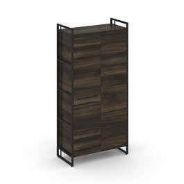 Rift Шкаф 4 ниши широкий RF.SS-41 Дуб Мали/Металл Черный 798*396*1648 - Фото предпросмотра