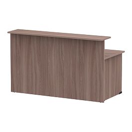 Стойка ресепшн прямая СР-180/80 ясень шимо темный - Фото предпросмотра