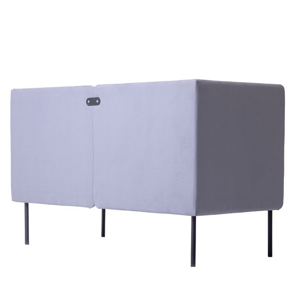 Диван Garda, велюр Velutto 24, экран велюр Velutto 49, ножки металл - Вид 5