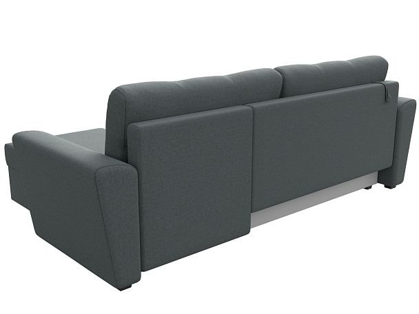 Диван угловой Амстердам Лайт правый угол Рогожка серый - Вид 5