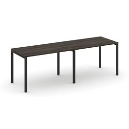 Concept Рабочая станция 2 места CN.ORS-002 Дуб Мали/Металл Черный 2360*720*750 - Фото предпросмотра