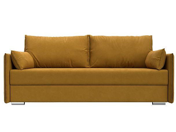 Диван прямой Сайгон Велюр желтый - Вид 2