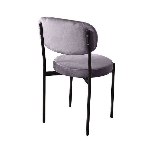 Стул Mason, бархат светло-серый 26, стопируемый - Вид 5