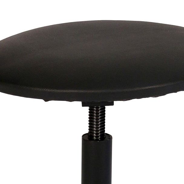 Стул кресло кассира, ресепшн РС37, на винте, без подлокотников, ткань, темно-серый - Вид 8