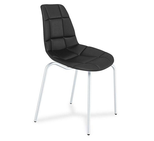 Стул Sheffilton SHT-ST29-C/S130 HD черный/хром лак - Вид 1