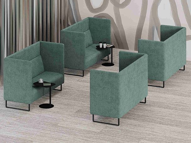 Bronks Диван одноместный BROS-1 Сан 04/Металл Черный 1050*760*1180 - Вид 3