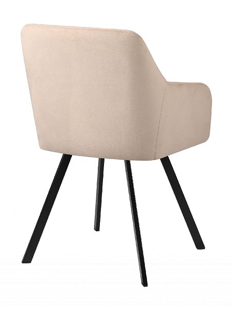 Комплект кресел поворотных Барли, Confetti cream/черный, 2 шт. - Вид 5