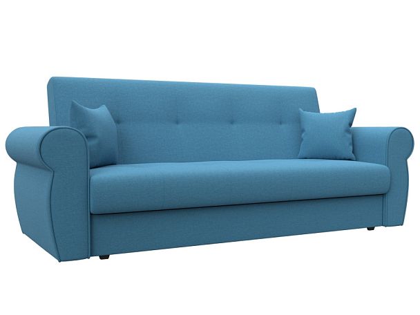 Диван-книжка Лига-019 Рогожка голубой - Вид 1