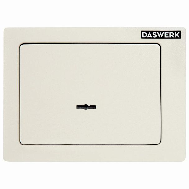 Сейф мебельный DASWERK SC-170KL (170х230х170 мм), ключевой замок, бежевый, 291339 - Вид 4