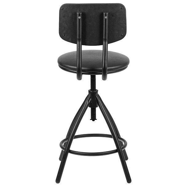 Стул кресло кассира, ресепшен РС61/Д, на винте, без подлокотников, кожзам, черное - Вид 7