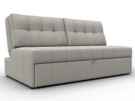 Диван прямой Лига-107 (160) Рогожка бежевый - Фото предпросмотра