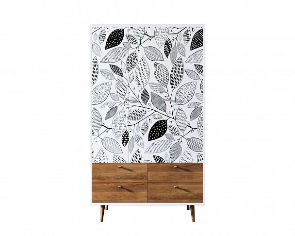 Шкаф трехстворчатый "Berber" принт 9 - Вид 4