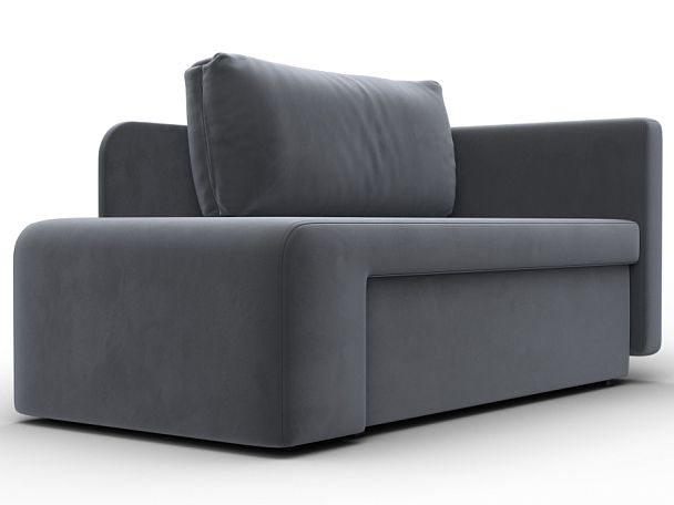 Кушетка Лига-097 Велюр серый - Вид 3