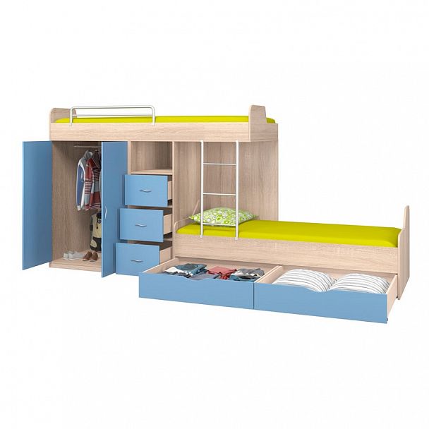 Двухъярусная кровать "Дельта - 18.04.02" - Вид 2