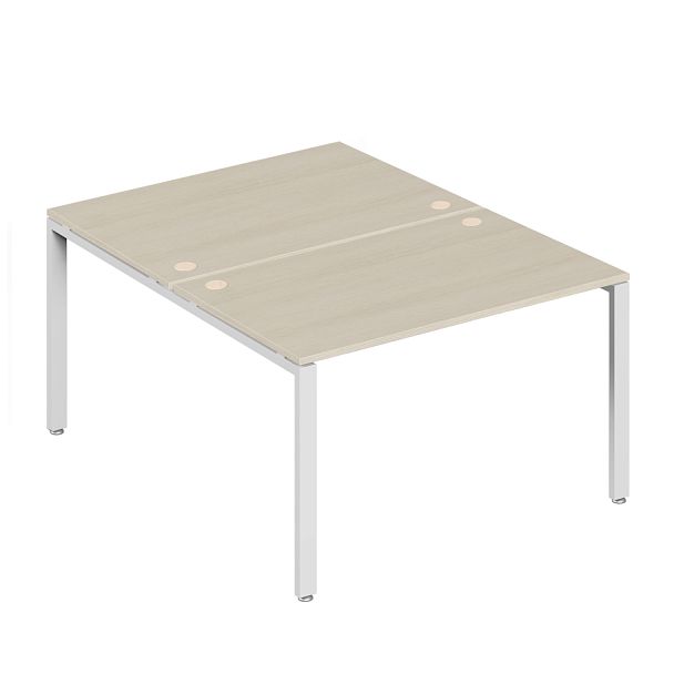 Бенч-система на 2 места Trend Metal 120x123x75 дуб феррара - Вид 1