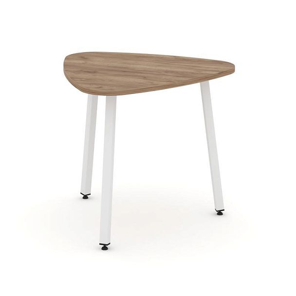 Стайл Проджект Стол переговорный SN-4.SPRG-70.3 Дуб Табак/Металл Белый 900*900*750 - Вид 1