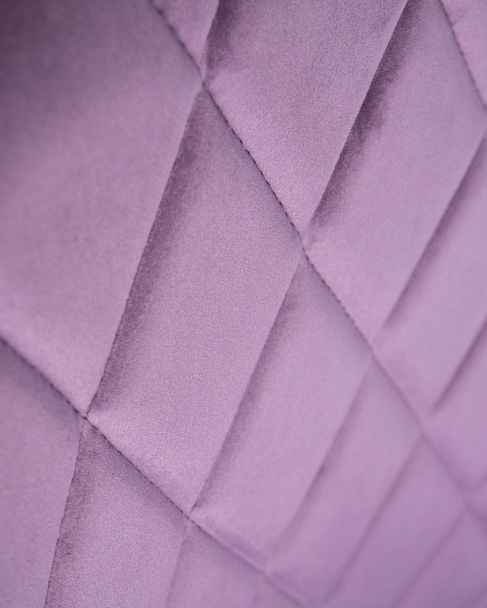 Стул обеденный DOBRIN ROBERT (черные матовые ножки, велюр V108-45 Темно-фиолетовый) - Вид 9