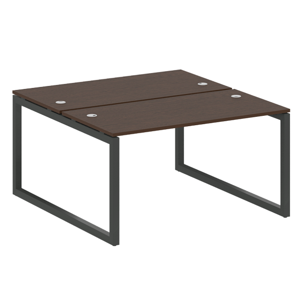 Metal System Quattro Р. ст. на О-образном м/к 50БО.РАС-СП-2.3 Венге/Антрацит металл 1400*1475*750 - Вид 1