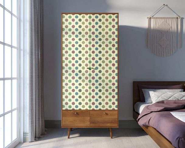 Шкаф двухстворчатый Berber принт 24 арт BB16/Print_24 - Вид 4