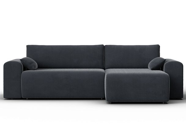 Диван угловой Лига-099 угол универсальный Велюр серый - Вид 2