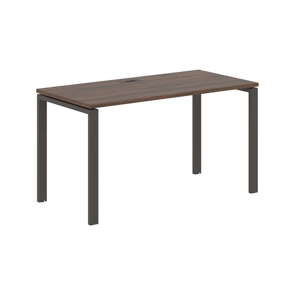 Стол прямой EUST 1367 Дуб Денвер тёмный/Мокко 1360х670х750 EDIS - Вид 1