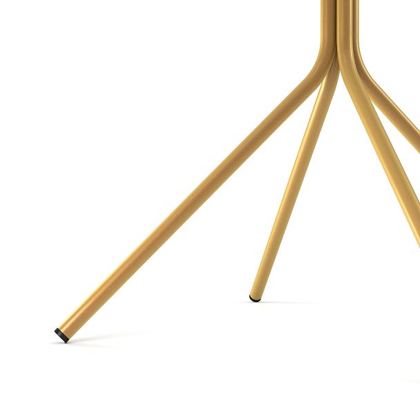 Столик кофейный Sheffilton SHT-CT12-1 золото/бетон хафит лм - Вид 4